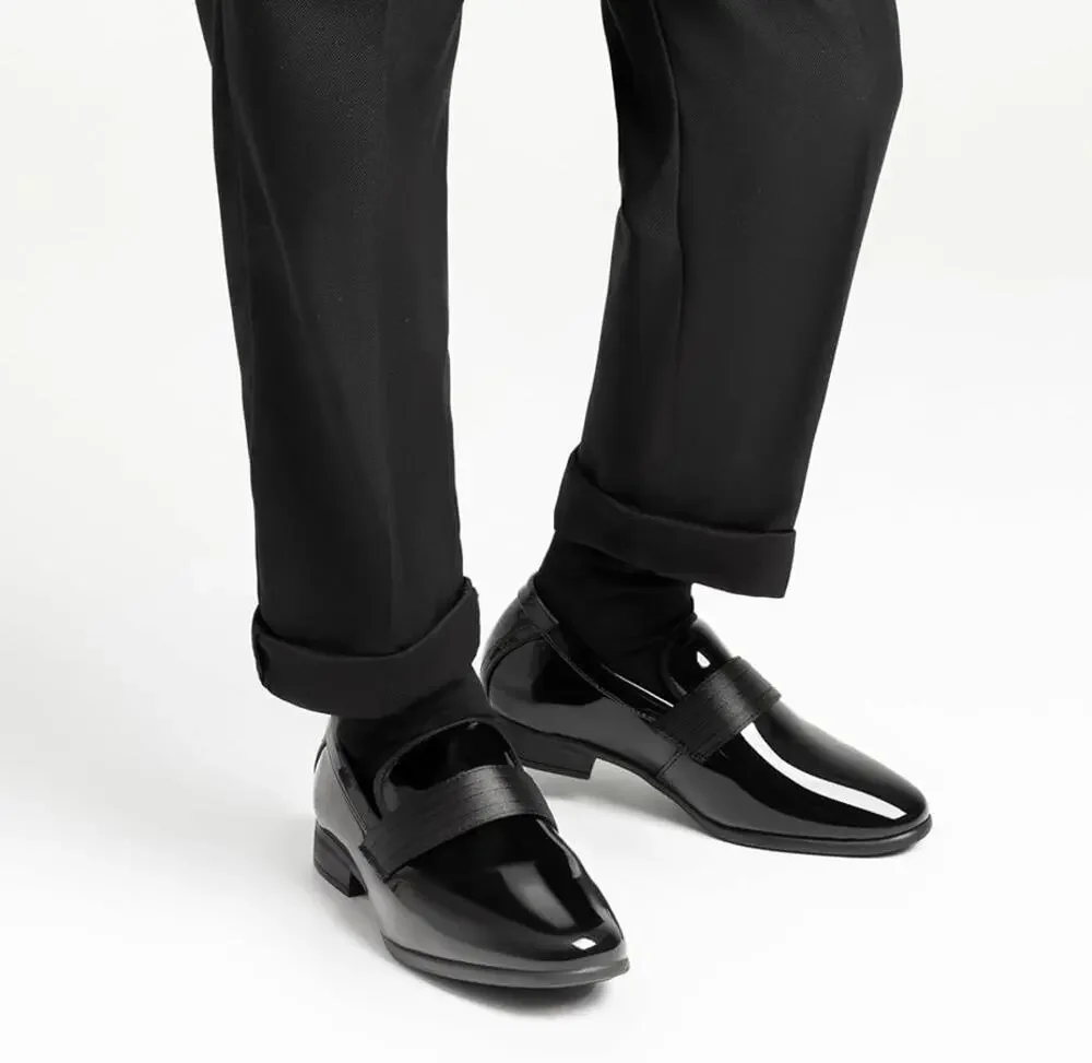 Bruno Marc Boy's Dress Formal Tuxedo Shoes Slip-on Loafers Kids Size 11